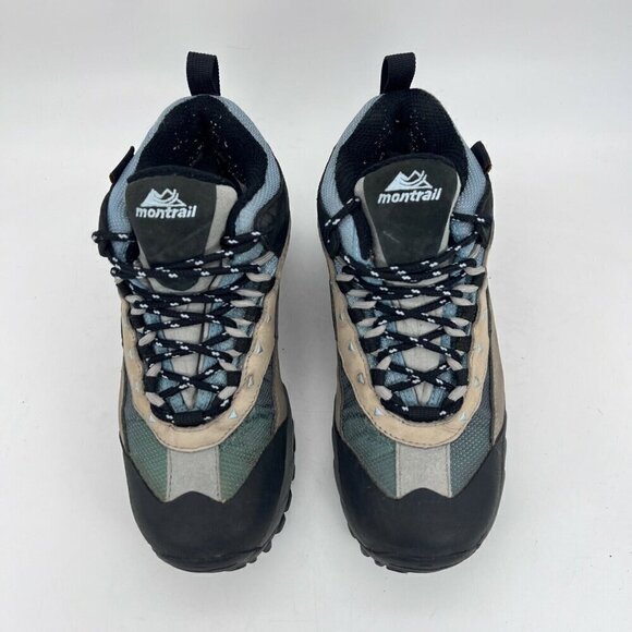 Montrail Gore Tex Gray Blue Hiking Trail Women Boot Shoes GENSTRM1201 Size 7.5 - Picture 4 of 12